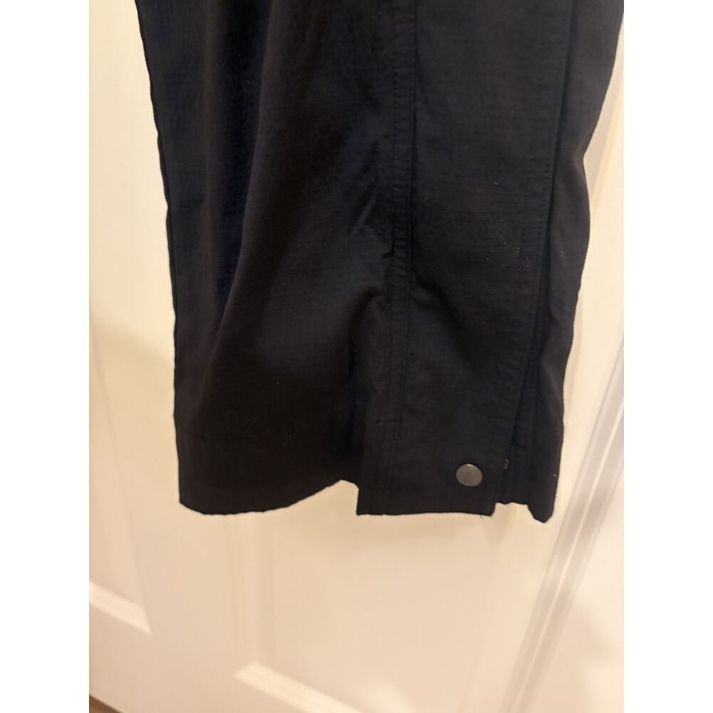 Athleta Black Trekkie Wide Leg High Rise Parachute Pants Size 4 Elastic Waist - Picture 6 of 7